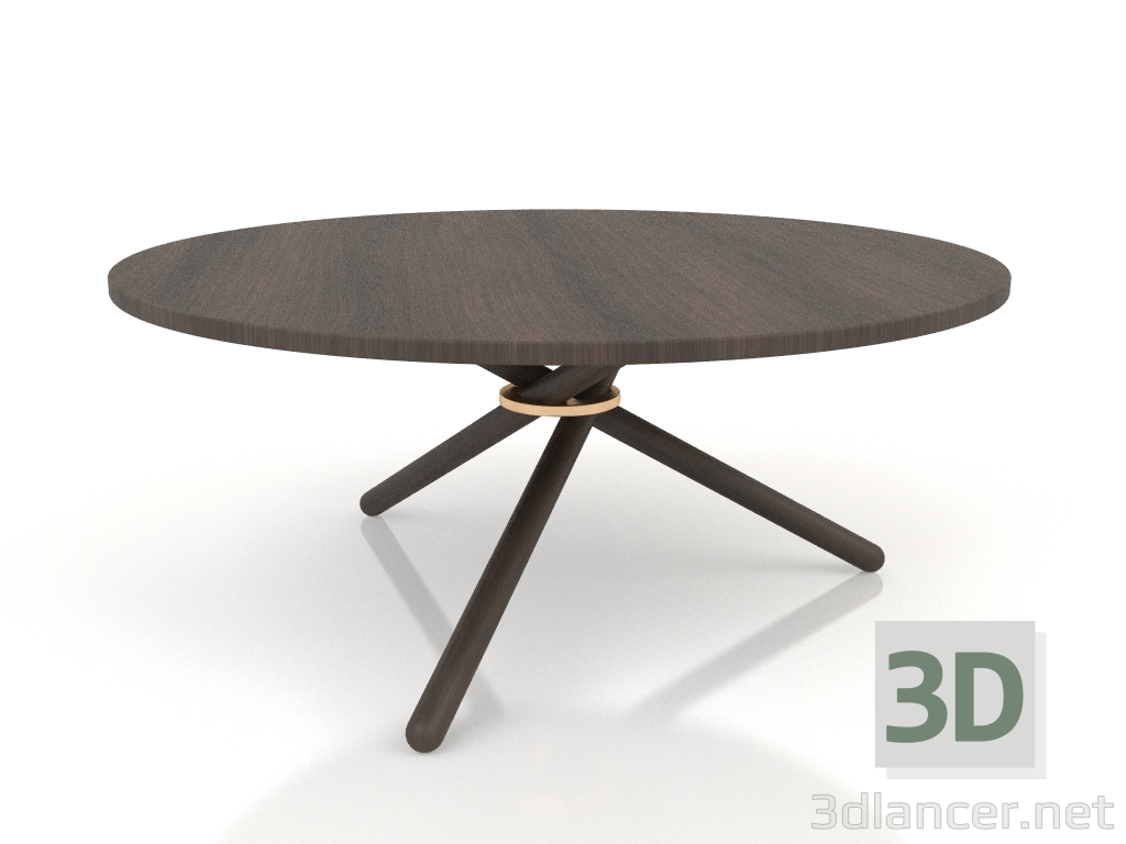 modello 3D Tavolino Bertha (Rovere Moro, Rovere Moro) - anteprima