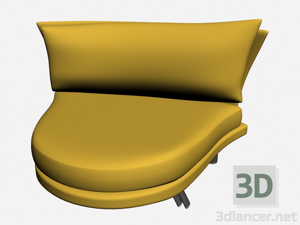 3d модель Супер Рой крісло (модуль) – превью