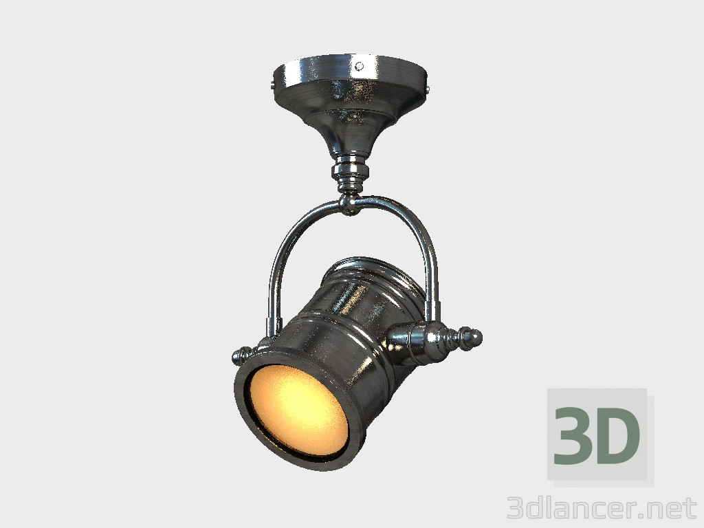 modèle 3D Plafonnier lustre BASFORD (CH093-1) - preview