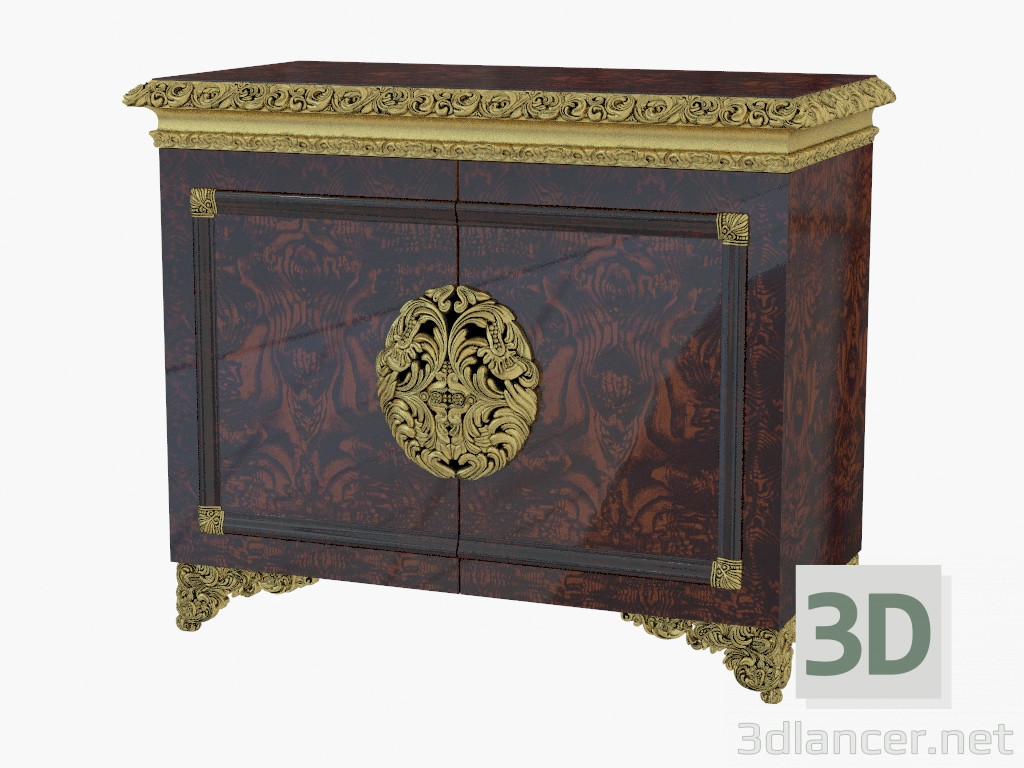 3d model Chest of drawers in classical style 402 - preview