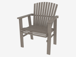 Armchair from laths