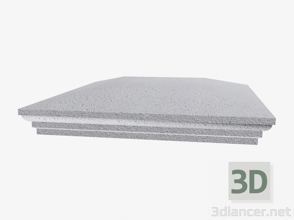 modèle 3D Couvrir sur le pilier (LK63B) - preview
