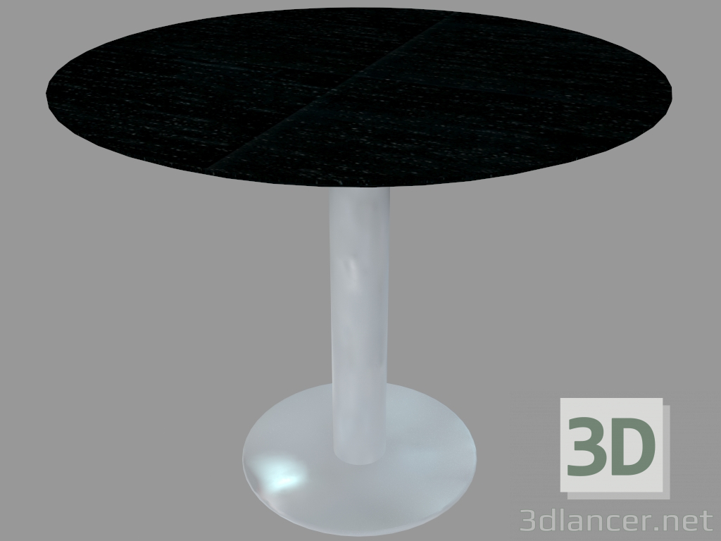 3d model Dining table (black stained ash D90) - preview