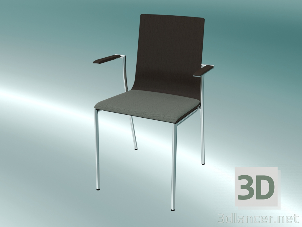 3 डी मॉडल आगंतुकों के लिए कुर्सी (K2H 2P) - पूर्वावलोकन