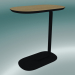 modèle 3D Table d'appoint Relate (chêne, noir) - preview