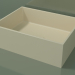 3D modeli Tezgah üstü lavabo (01UN21101, Bone C39, L 48, P 36, H 16 cm) - önizleme