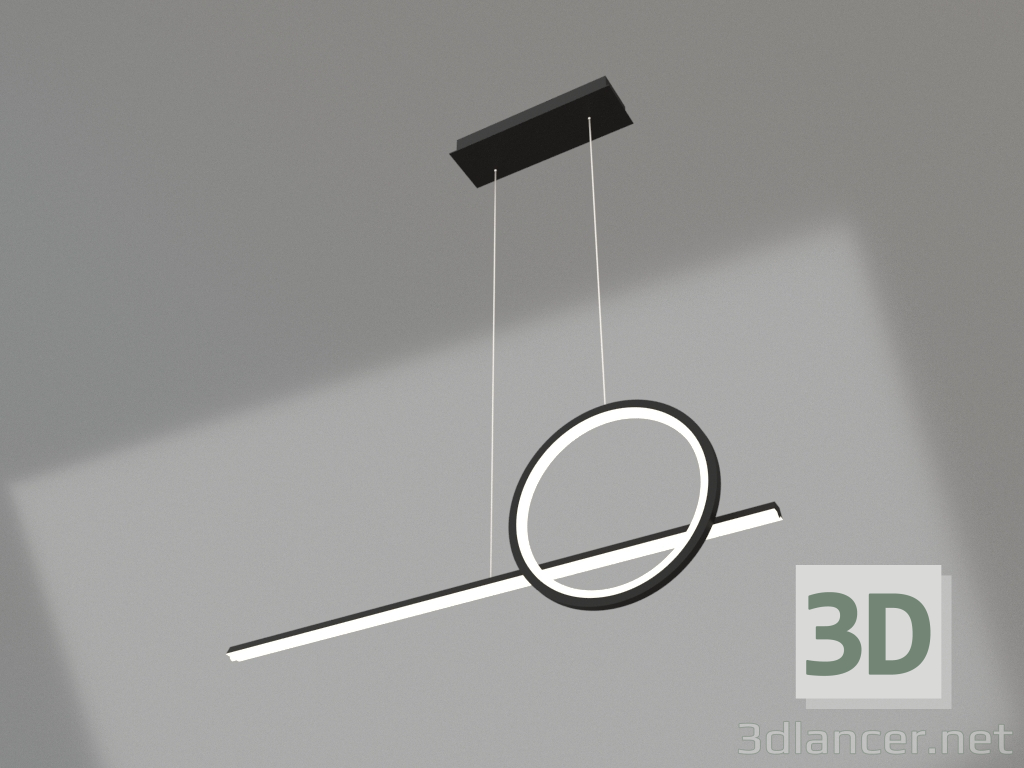 3d model Hanging chandelier (7142) - preview