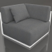 Modelo 3d Seção 6 do módulo do sofá (branco) - preview
