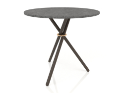 Aldric coffee table (Dark Concrete, Dark Oak)