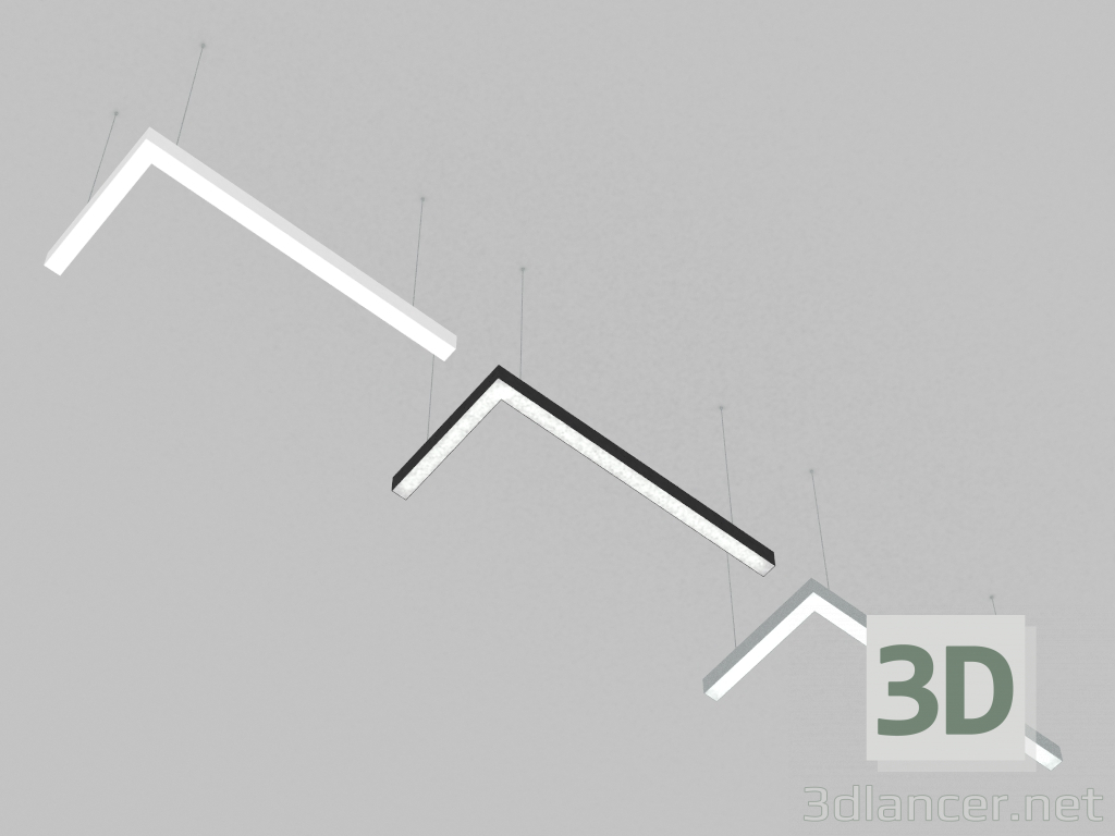 3d model lámpara de LED de suspensión (DL18516S082A57) - vista previa