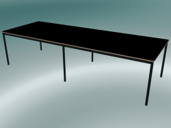Rectangular table Base 300x110 cm (Black, Plywood, Black)