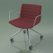3d model Chair 3126 (4 castors, with armrests, LU1, with removable fabric upholstery) - preview