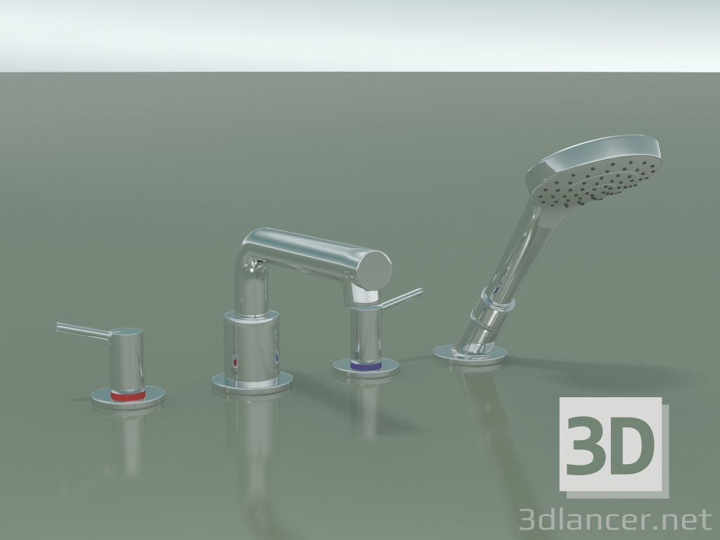 3d model Bath faucet (72418000) - preview