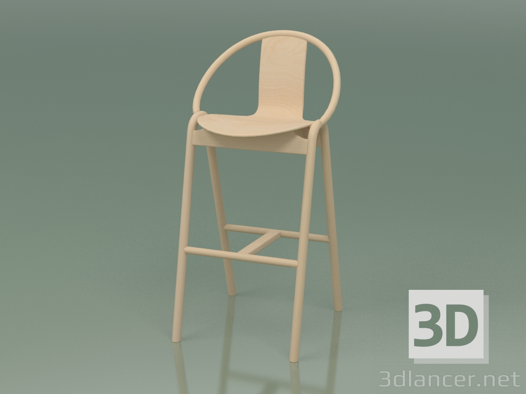 modèle 3D Chaise de bar Again (311-006) - preview