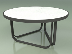 Coffee table 009 (Metal Smoke, Glazed Gres Ice)