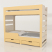 3d model Bunk bed MODE HL (USDHL2) - preview