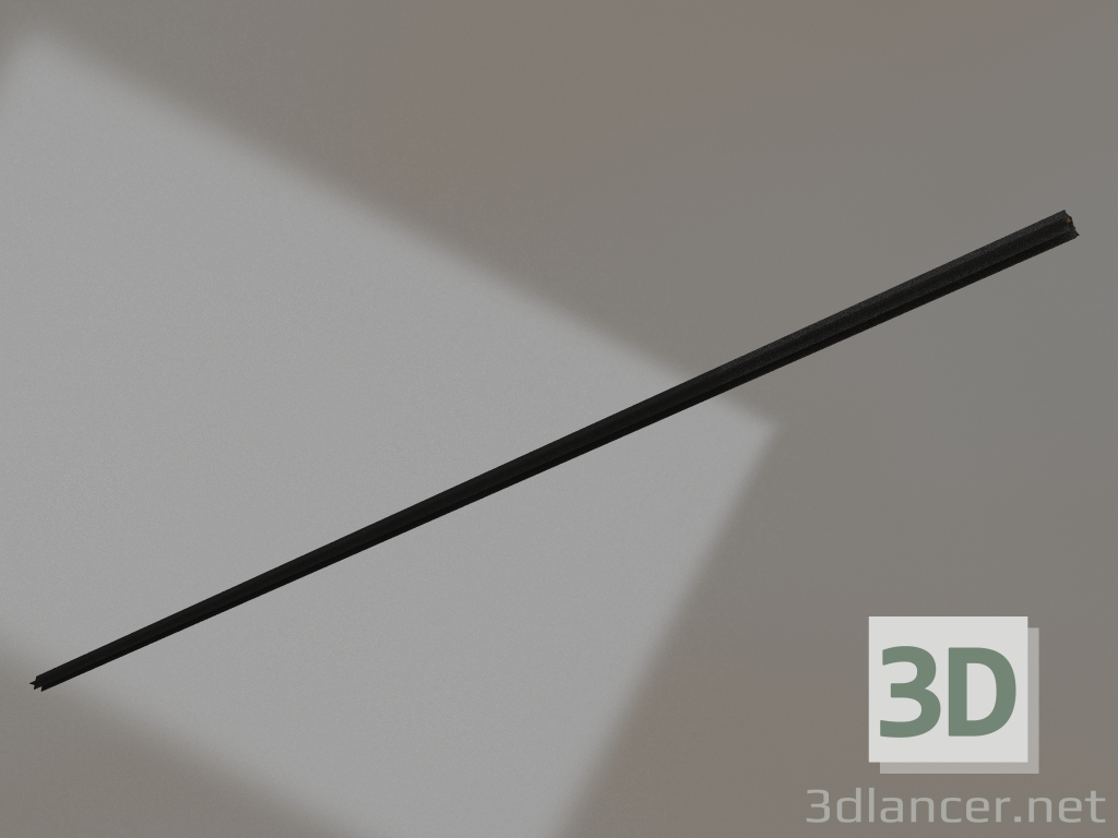 modèle 3D Rail intégré MAG-TRACK-2538-FDW-3000 (BK) - preview
