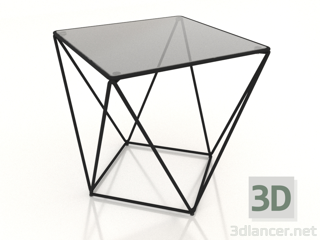modello 3D Tavolino 50x50 - anteprima