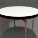 3d model Round coffee table Ø90x36 (Black, DEKTON Zenith) - preview