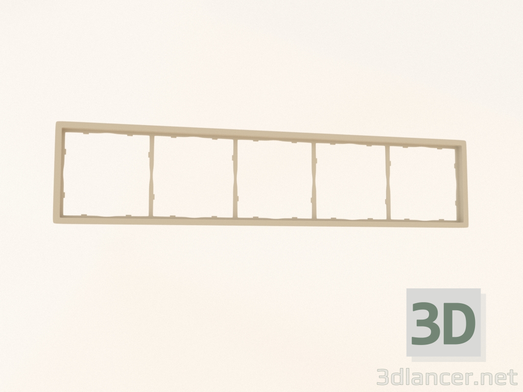 3d model Frame 5-a (matte cashmere, DA21535) R98 - preview