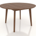 3d model Dining table ROUND Ø 1200 mm (light walnut) - preview