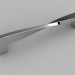 3d Furniture handle (D)-703/160 G2 chrome model buy - render