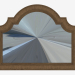 modello 3D Specchio a parete ampio TRENTO MIRROR WIDE (9100.1160) - anteprima