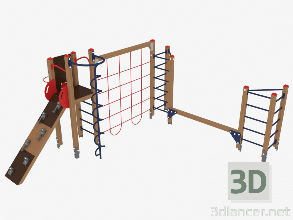 3D modeli Çocuk oyun kompleksi (7819) - önizleme