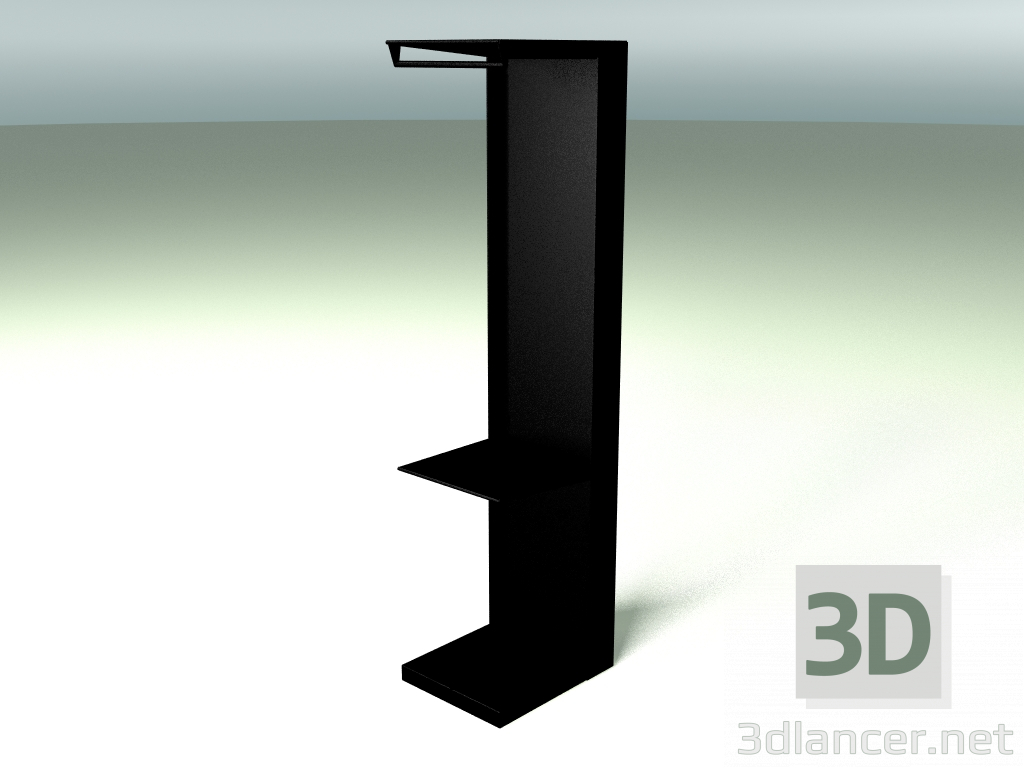 modello 3D Pugilato con ripiani 6418 + 6418 + 6422 (132,5 cm) - anteprima