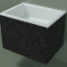 3d model Wall-mounted washbasin (02R122101, Nero Assoluto M03, L 48, P 36, H 36 cm) - preview