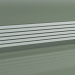 modello 3D Radiatore orizzontale RETTA (6 sezioni 1800 mm 40x40, bianco lucido) - anteprima