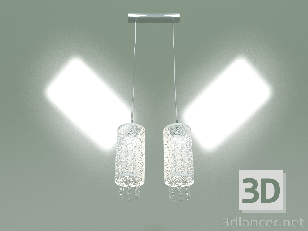 3d model Pendant lamp 1181-2 (chrome) - preview