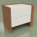 3d model Bedside table CN 200 (Walnut, White) - preview