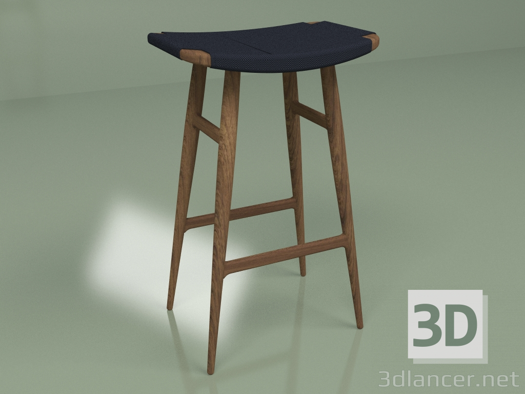 3D modeli Bar taburesi - önizleme