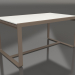 3d model Dining table 150 (White polyethylene, Bronze) - preview