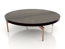 Round coffee table Ø120 (Black, DEKTON Radium)