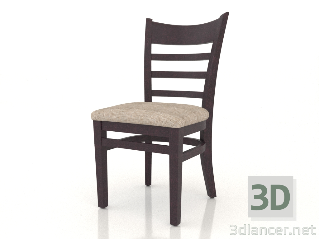 3d model Oxford chair (rosewood) - preview