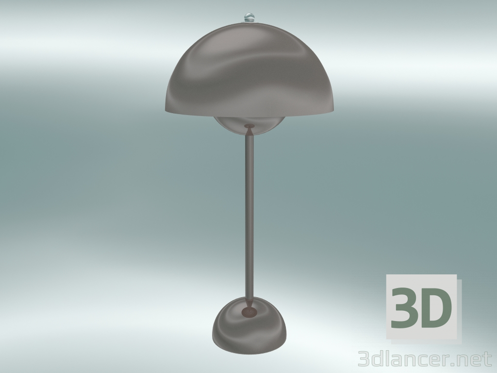 modèle 3D Lampe de table Flowerpot (VP3, Ø23cm, H 50cm, Cuivre Poli) - preview