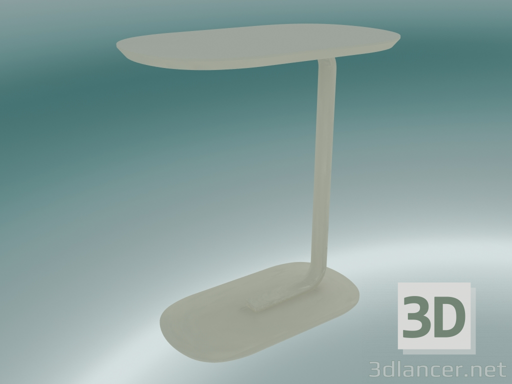3D modeli Yan sehpa İlişkisi (Kirli Beyaz) - önizleme