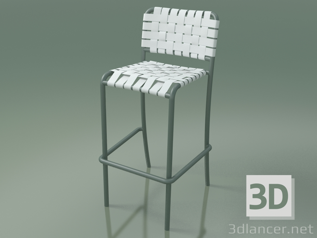 modello 3D La sedia da bar impilabile InOut (828, ALLU-SA) - anteprima