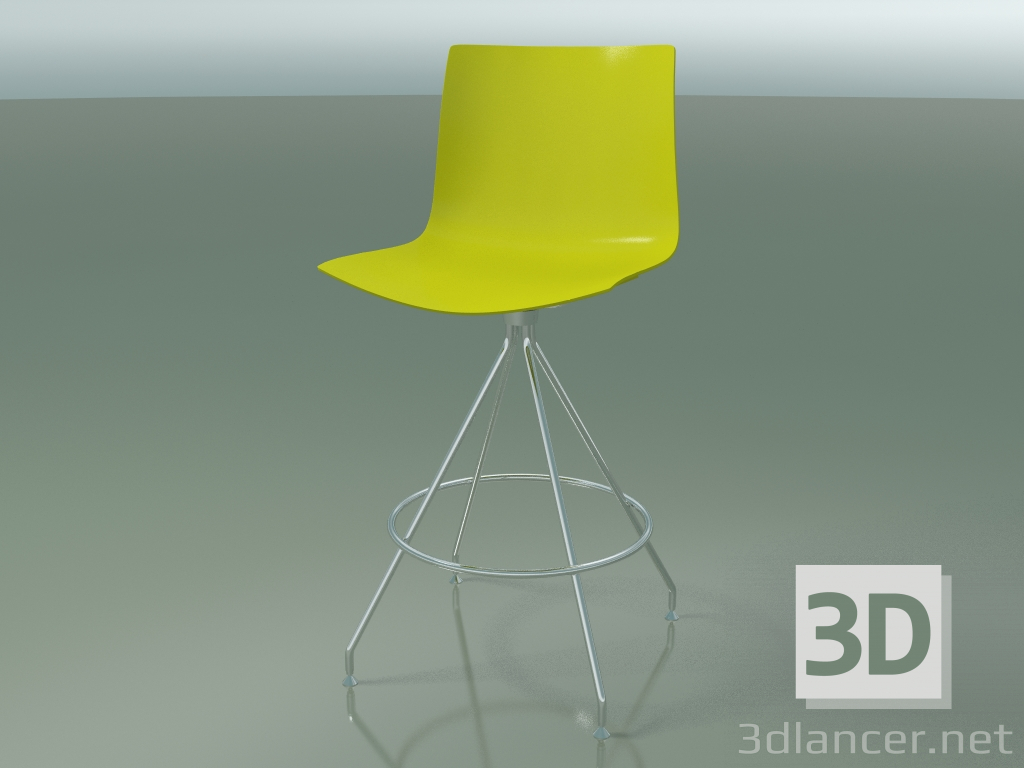 3d model Bar stool 0488 (polypropylene PO00118) - preview