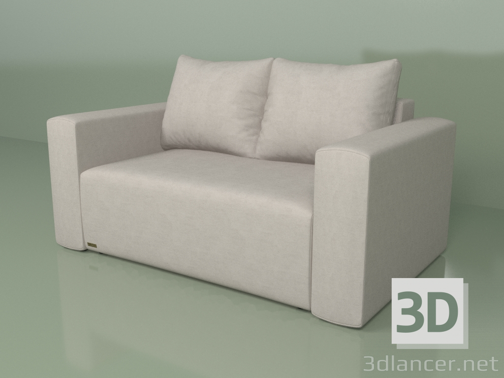 3D modeli Çift kişilik kanepe Lizbon - önizleme