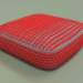 modello 3D Cuscino Rococò (rosso) - anteprima