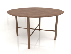Dining table DT 02 (option 2) (D=1400x750, wood brown light)