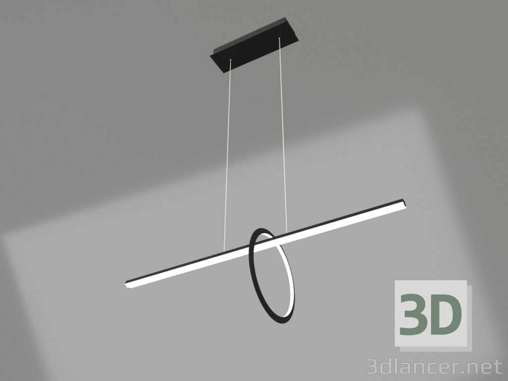 3d model Hanging chandelier (7143) - preview