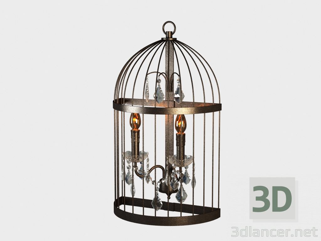 3D modeli Sutyen kuş kafesi CRYSTAL APLİK (SN008-2-ABG) - önizleme