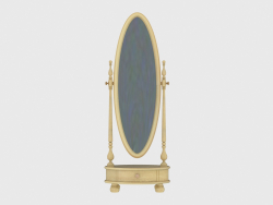 Miroir ovale rotatif (art. 96157)