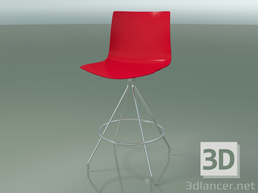 3d model Bar stool 0488 (polypropylene PO00104) - preview