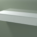 modèle 3D Boîte double (8AUFAB02, Glacier White C01, HPL P01, L 144, P 50, H 24 cm) - preview