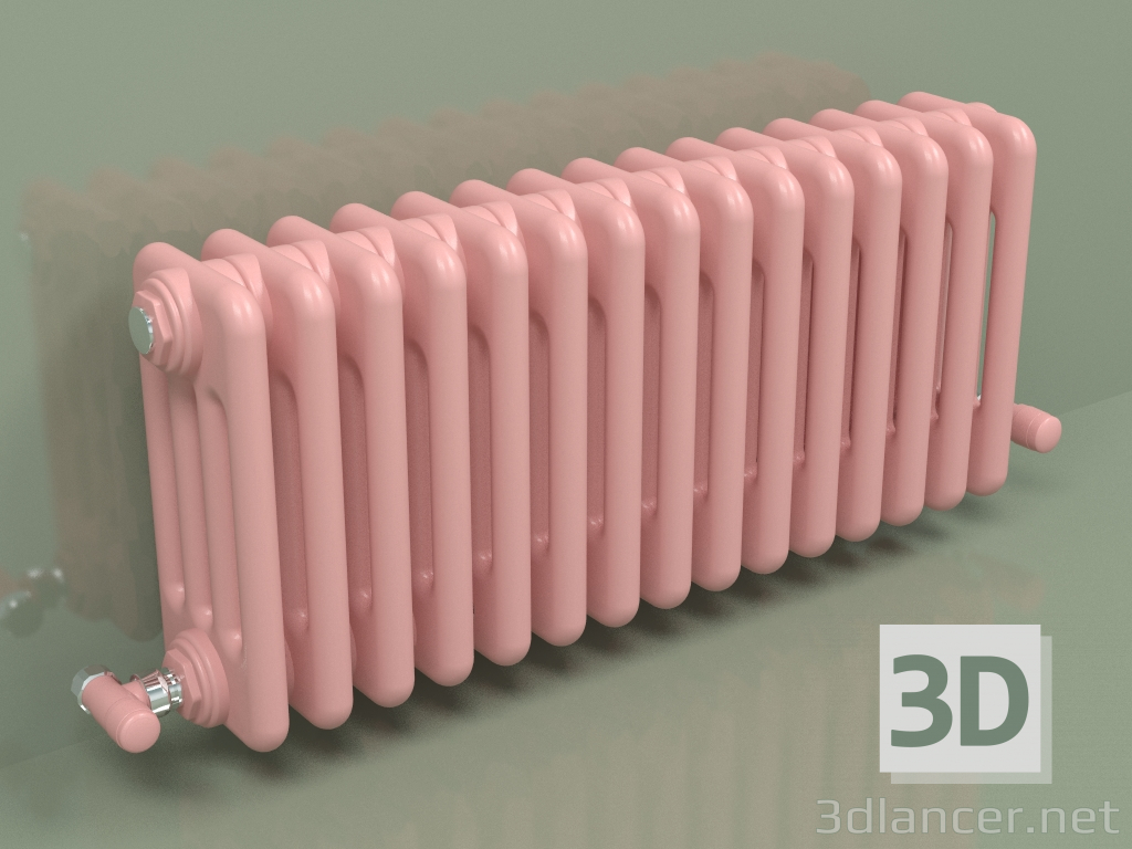 3 डी मॉडल रेडिएटर TESI 4 (H 300 15EL, गुलाबी - RAL 3015) - पूर्वावलोकन